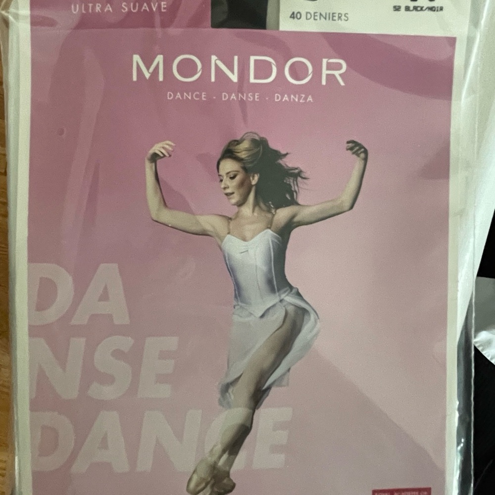 Women's Dance Hosiery in Black
